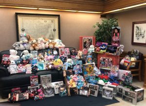 Toys for Tots Donation in December 2020